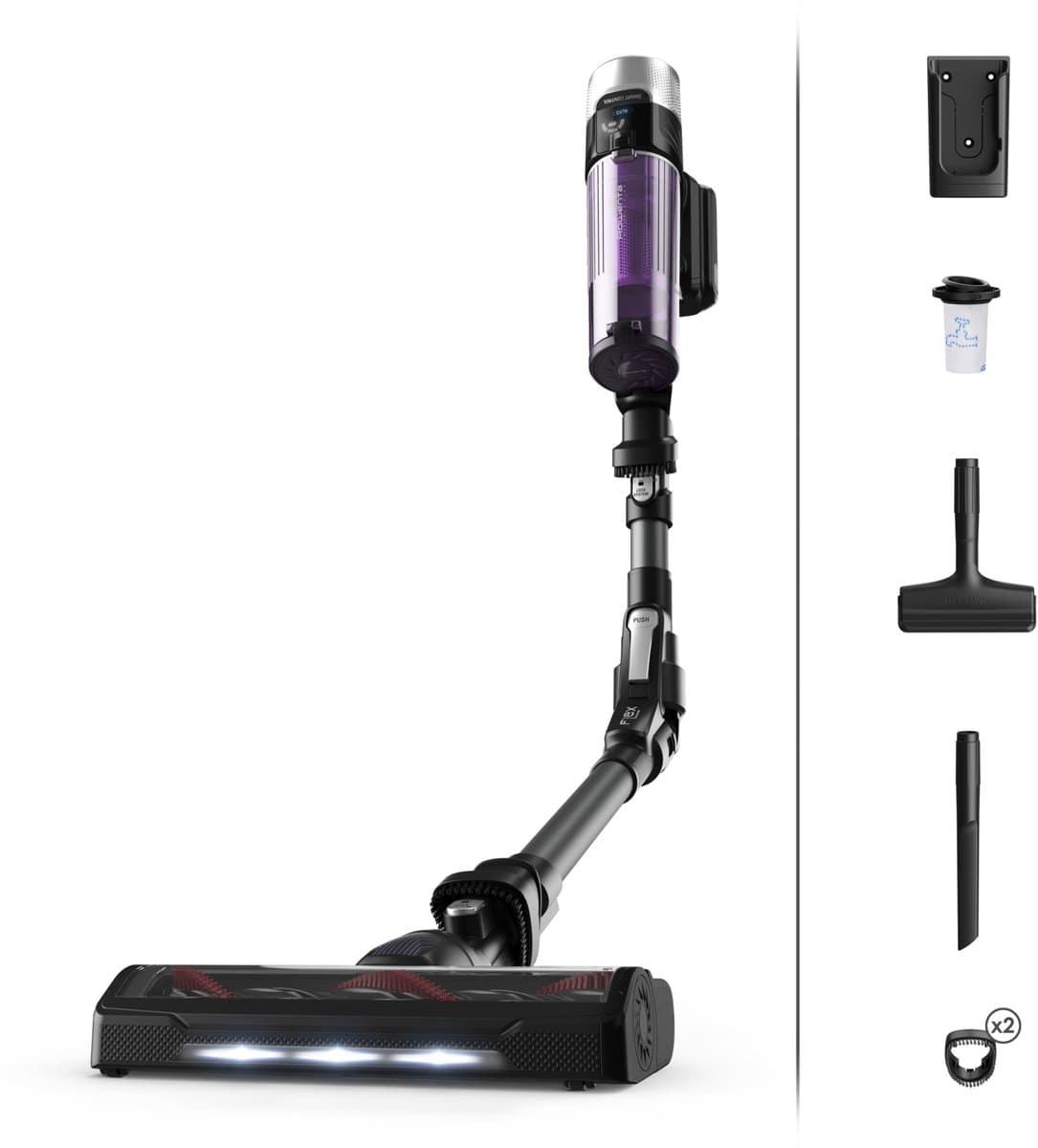 Rowenta X-Force Flex 9.60 RH2038 - Steelstofzuiger - Draadloos - 100 Airwatt - Allergiefilter - Flexibel — afbeelding 1