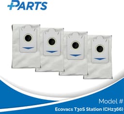 Ecovacs T30S Station (CH2366) Stofzakken (4 Stuks, Plus.Parts® alternatief voor DDB030025) — thumbnail 1