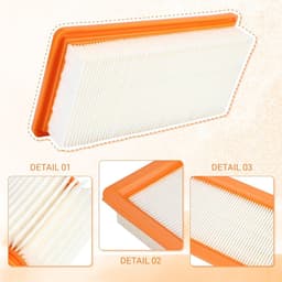 HEPa-filtervervanging Voor Karcher DS5500 DS5600 DS5800 DS6000 - Filterelement Vervanging Stofzuiger Reserveonderdelen — thumbnail 4