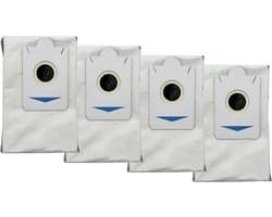 Ecovacs Deebot X2, X5 en T30S Serie Stofzakken (4 Stuks, Plus.Parts® alternatief voor DDB030025)