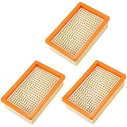 3-pack premium filtervervangingsonderdelen voor Karcher WD4 - WD5 - WD6 - MV4 - MV5 - MV6 accessoires voor nat- en droogzuigers 2.863-005.0 Plat geplooid filter — thumbnail 4