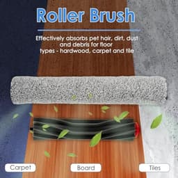 PromoHome 20-delige vervangingsset voor Eufy Omni S1 Pro robotstofzuiger - 2 rubberen rolborstels, 2 rolmops, 6 zijborstels, 5 stofzakken, 5 HEPA-filters — thumbnail 4