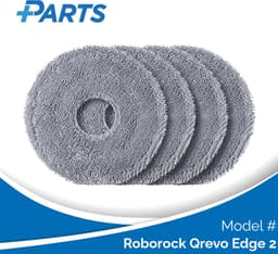 Roborock Qrevo Edge 2 Dweilpads (4 Stuks, Plus.Parts® alternatief voor 8.02.0453) — thumbnail 1