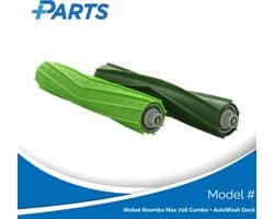 iRobot Roomba Max 706 Combo + AutoWash Dock Borstels (2 Stuks, Plus.Parts® alternatief voor 4624870)