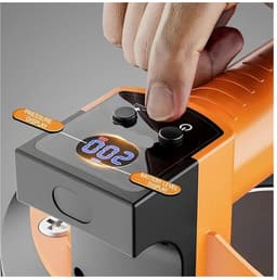Elektrische Zuignap - Vacuümheffer Zuigglas - Materiaal Verplaatsen - 20cm Vergrote Zuigmond - 200 kg Zuigkracht - Zwart Oranje — thumbnail 3