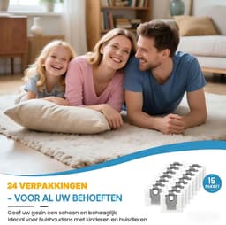 Roborock - Stofzuigerzakken - 16 Stuks - 3 Liter Capaciteit - Compatibel met Q5/Q7/S7/S8 Pro Ultra en Meer — thumbnail 4