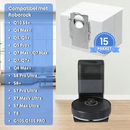 Roborock - Stofzuigerzakken - 16 Stuks - 3 Liter Capaciteit - Compatibel met Q5/Q7/S7/S8 Pro Ultra en Meer — thumbnail 5