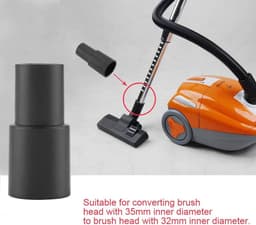 Dailygoods - Vacuum Cleaner Hose Set - Adapter Set - Zwart - 5-delige set - Geschikt voor 32-35mm adapters - Inclusief converter onderdelen — thumbnail 4