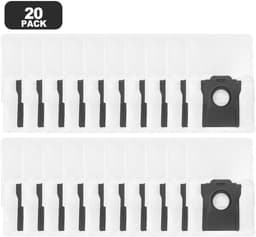 Stofzuigerzakken - Reservezakken - Stofzuigen - Efficiënte filtratie - 20 Pack - Wit — thumbnail 1