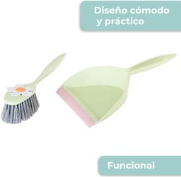 Handveger en Stoffer Set - Ideaal voor Houtkachel, Barbecue en Kruimels - Compact en Multifunctioneel — thumbnail 3