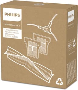 Philips HomeRun XV1453/10 - Vervangingsset voor HomeRun 5000-serie Robotstofzuiger - 1 Hoofdborstel - 1 Zijborstel - 2 Wasbare EPA-filters (E10) — thumbnail 5
