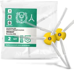 2x Zijborstel voor iRobot Roomba 876 Stofzuigerrobot - Vervangend Onderdeel — thumbnail 1