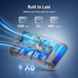 Vervangende Accu voor Dyson V8 Stofzuiger - Lithium Ion — thumbnail 3