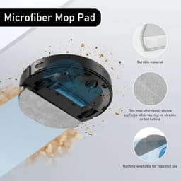 15 stuks - Accessoire-vervanging geschikt voor Tapo RV20 Max Plus/Tapo RV20 Max/Tapo RV30 Max Plus/Tapo RV30 Max stofzuiger - reserveonderdeel, 1 hoofdborstel, 4 reinigingsdoeken, 3 stofzakken, 4 zijborstels, 3 HEPA-Filters — thumbnail 2