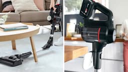 Bosch BSS715FRSH steelstofzuiger & elektrische bezem 2-in-1-steelstofzuiger Batterij/Accu Droog Zakloos 0,3 l Zwart, Zilver 5 Ah — thumbnail 5