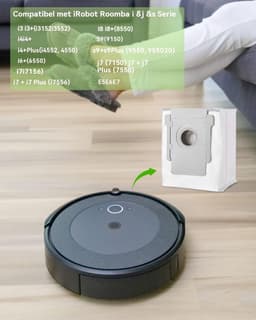 Vervangende stofzakken voor automatische stofzuigers - 12 stuks — thumbnail 2