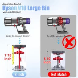 Vervangende Stofbak en Filter voor Dyson V10 Stofzuigers — thumbnail 4