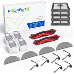 20-delige Accessoires Set Geschikt voor Roborock Q10 S5+ & Q10 S5 Robotstofzuiger - Complete Onderhoudsset met Hoofdborstels, Zijborstels, Hepa Filters, Dweilpads & Stofzakken - Onderdelen — thumbnail 1