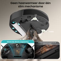 Lefant robotstofzuiger met dweilfunctie –20.000 Pa zuigkracht –Automatisch dweilen –Anti-klitsysteem – Herbruikbare stofbak – Geschikt voor huisdierhaar – Eenvoudig reinigen onder laag meubilair — thumbnail 4
