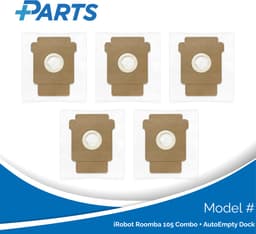 iRobot Roomba 105 Combo + AutoEmpty Dock Stofzakken (5 Stuks, Plus.Parts® alternatief voor 4849916) — thumbnail 1