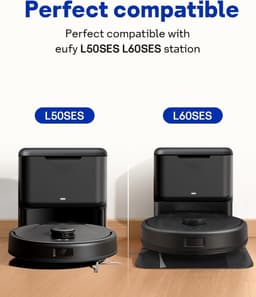 Stofzakken - 12 Stuks - Geschikt voor Eufy L60 SES / L50 SES Robotstofzuiger - Accessoires voor Stofzuigerzakken - Vervanging — thumbnail 4