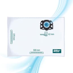 Sillar, stofzuigerzakken synthetisch - anti-allergeen, vervanging voor 6.959-130.0 2.863-314.0 KFI 357 - geschikt voor stofzuigers Karcher WD1 WD2 WD3 WD3.200 KWD1 KWD2 KWD3 SE4 SE4001 SE4002 - 4 stuks — thumbnail 3