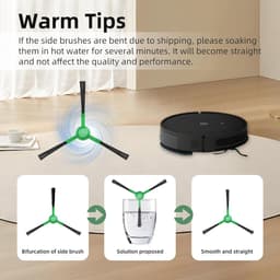 16 stuks vervangende onderdelen geschikt voor iRobot Roomba Combo Essential Series Q0120 Y0140 Y0110 Q011 robotstofzuiger 1* hoofdborstel 4* zijborstels 4* hepa-filters 6* dweildoek* 1 — thumbnail 3