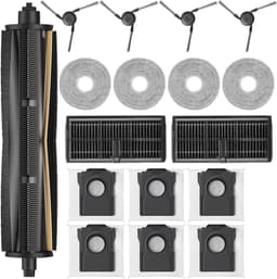 17 stuks robotstofzuiger accessoires - Geschikt voor Mova P50 Pro Ultra - P50 Ultra - Onderdelen - voor robotstofzuiger - Vervangingsonderdelen — thumbnail 1