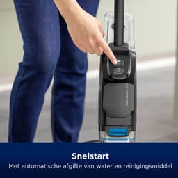 BISSELL CrossWave HF2 Pro Steelstofzuiger met Dweilfunctie - Vloerreiniger met Snoer - Lichtgewicht Vacuum Cleaner - Reinigingsmachine voor Harde Vloeren - 2 in 1 Stofzuiger & Dweil - Extra Krachtige Motor 46aW - Incl. 2 Filters & 1 Brushrol - 3848N — thumbnail 2