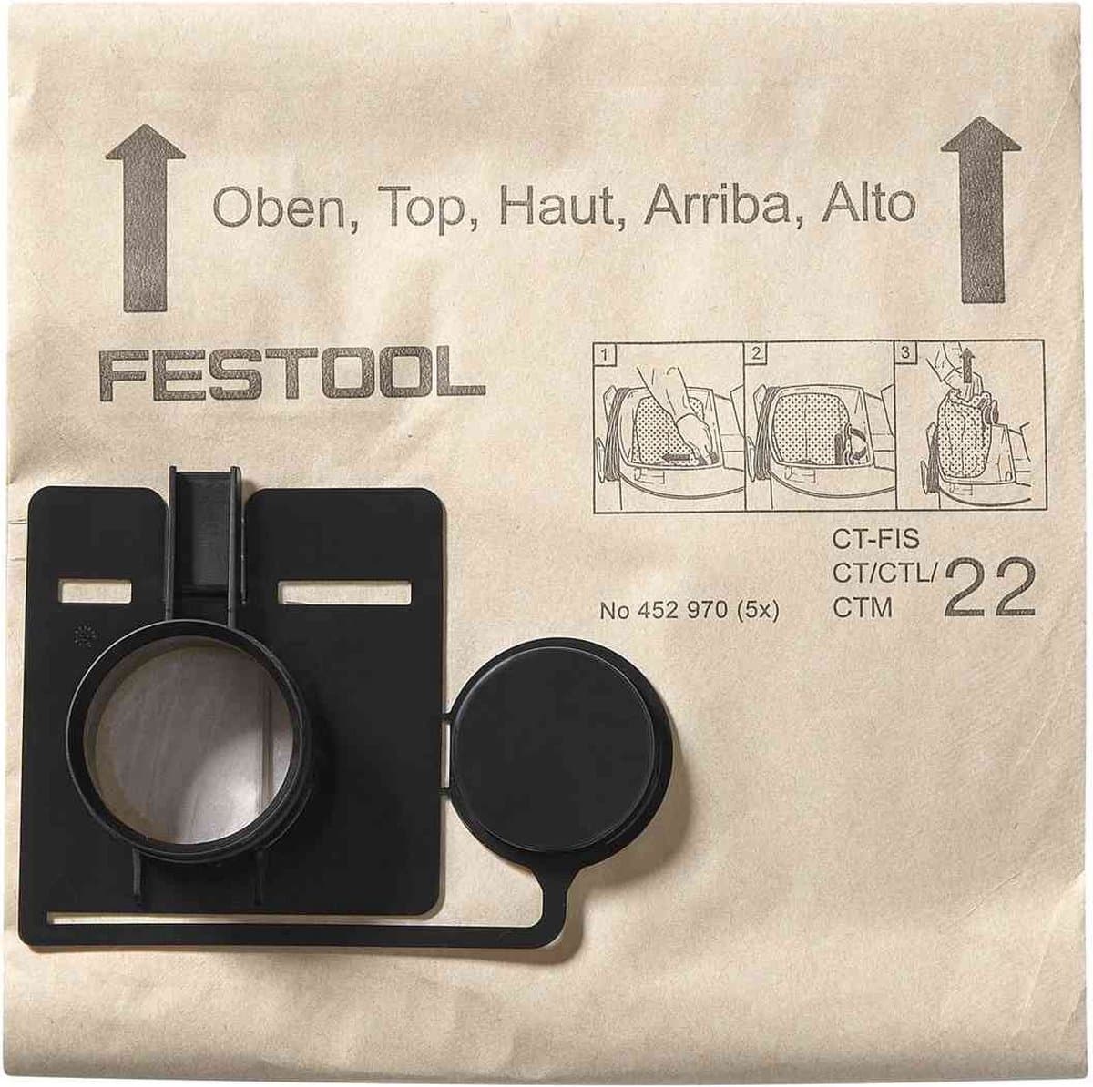 Festool filterzak FIS-CT 22/5 — afbeelding 1