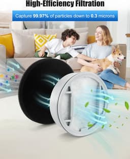 Namajunas - 4 stuks filters vervanging geschikt voor Philips 5000 Series XV1651/01 XC5041, XC5043, XC5141, XC5142, XC5242, XC5243, XC5244 Batterij Stofzuiger - Stofzuiger onderdelen - accessoires - Uitwasbaar en Herbruikbaar — thumbnail 3