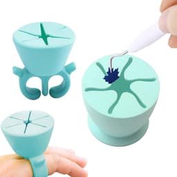 Afvalverzamelaar - Plotter accessoires - Vinyl verwijderen - Zachte siliconen - 2 stuks - Lichtgroen — thumbnail 1