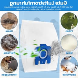 10 Stofzuigerzakken en Filters voor HyClean Pure GN - Efficiënte Accessoires voor Miele C1 C2 C3 S2 S5 S8 Series, Inclusief Motor- en Luchtfilters — thumbnail 3