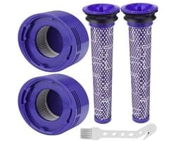Filter - 4 Stuks - Pre- & Post Filter Geschikt - Accessoires Vervanging - Blokkeer Effectief Fijne Deeltjes En Zwevend Stof - Geschikt Voor Dyson V7, V8 96747801 Accessoires Vervanging Dc58, Dc59, Dc61, Dc74
