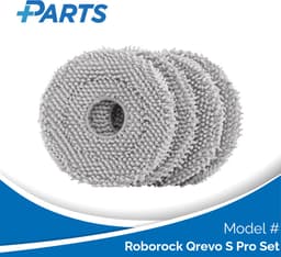 Roborock Qrevo S Pro Set Dweilpads (4 Stuks, Plus.Parts® alternatief voor 8.02.0246) — thumbnail 1