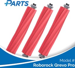 Roborock Qrevo Pro Borstels (3 Stuks, Plus.Parts® alternatief voor 8.02.0079) — thumbnail 1