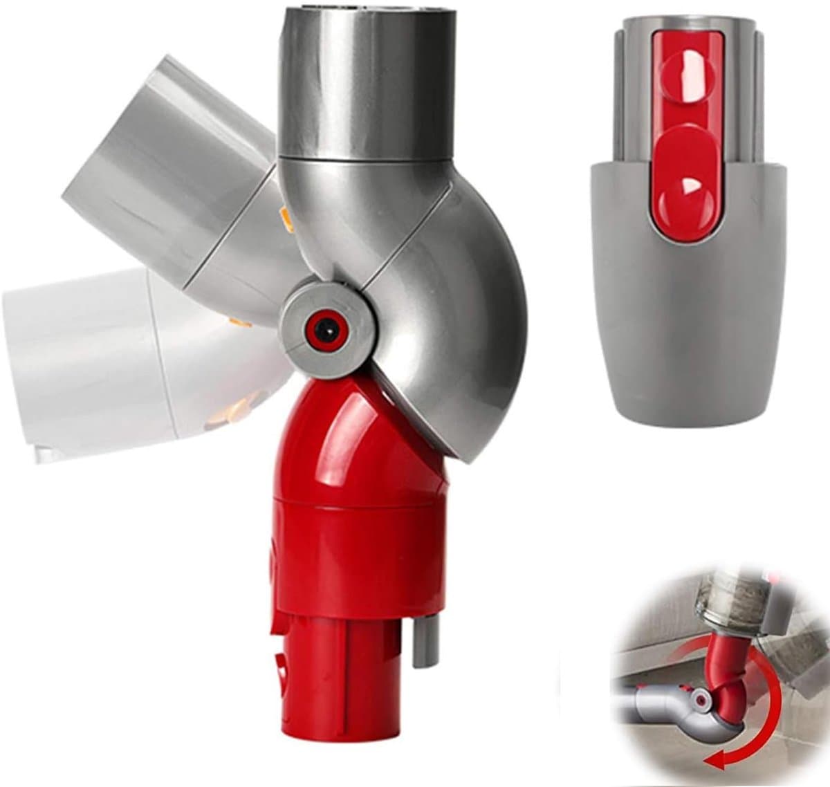 Dailygoody - OmGoods - Dailygoody - Quick Release Top Adapter - Stofzuiger accessoires - Voor Dyson V7 V8 V10 V11 V15 - Universele pasvorm - Geschikt voor bekleding en krapp — afbeelding 1