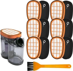 Zes vervangingsfilters Geschikt voor de SpeedPro Max Aqua draadloze stofzuigers FC6723/01, FC6901-FC6904, XC7042/01 en FC5005/01 — thumbnail 1