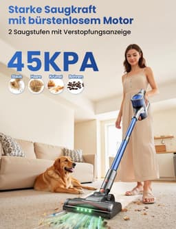 Krachtige Draadloze Steelstofzuiger - Super Sterke Zuigkracht 45KPa — thumbnail 3