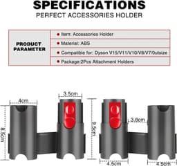 Wandmontage voor Dyson V7 V8 V10 V11 V15 Accessoires — thumbnail 5