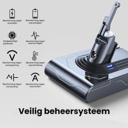 Stofzuigeraccu - 6000 mAh - Geschikt voor Dyson V8 — thumbnail 3