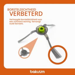 Zijborstelset voor robotstofzuiger - 4 stuks — thumbnail 5
