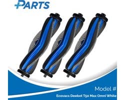 Ecovacs Deebot T50 Max Omni White Borstels (3 Stuks, Plus.Parts® alternatief voor DMB010030)
