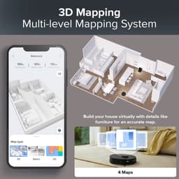 Roborock S7 Max Ultra - Robotstofzuiger Zwart - Met AED Station Dock - Zelfreinigend, 3D Quick Mapping — thumbnail 5