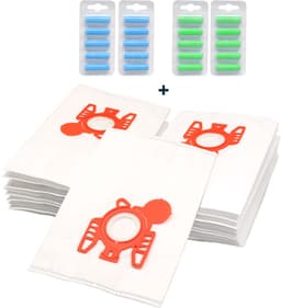 Propex Parts Stofzuigerzakken - Geschikt voor Miele FJM 3-D - 20 stuks + 20 geurstaafjes - Gratis filter inbegrepen — thumbnail 1