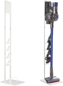 PromoHome Stofzuigerhouder en Vacuümstandaard, opbergbeugel geschikt voor V15 V12 V11 V10 V8 V7 V6-serie , metalen opbergbeugel "Wit" — thumbnail 1