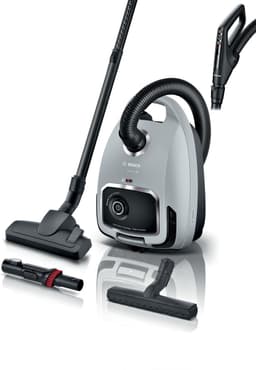 Bosch BGB6X330 Serie 6 - Stofzuiger met zak - 12mtr bereik - Afstandbediening in handvat - HEPA - Grijs — thumbnail 1