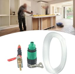 Stofverwijderaar Watersproeier - Schoonmaakmondstuk Koelspray - Machine Reinigen - Snelle Stofcontrole - 6 mm slang compatibel - Zwart en Rood — thumbnail 4