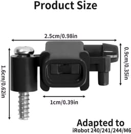 Solidchoice- Stofzuigerspuitmondstuk - Accessoires voor iRobot Braava Jet M6 240/241/244 - Vervangende Onderdelen - Robuuste Kunststof/Metalen - Verbeterde Reinigingseffectiviteit - Inclusief Schroevendraaier - Sproeikop — thumbnail 4