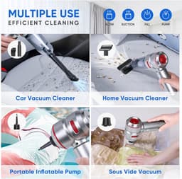 Lexium Kruimeldief snoerloos – Kruimeldief met steel – Nat&Droog – Handstofzuiger – Extreme zuigkracht – Kruimeldief snoerloos – Kruimelzuiger – Jouw ultieme schoonmaakpartner – Kruimelzuiger – Autostofzuiger – Handstofzuiger - Draadloos — thumbnail 5